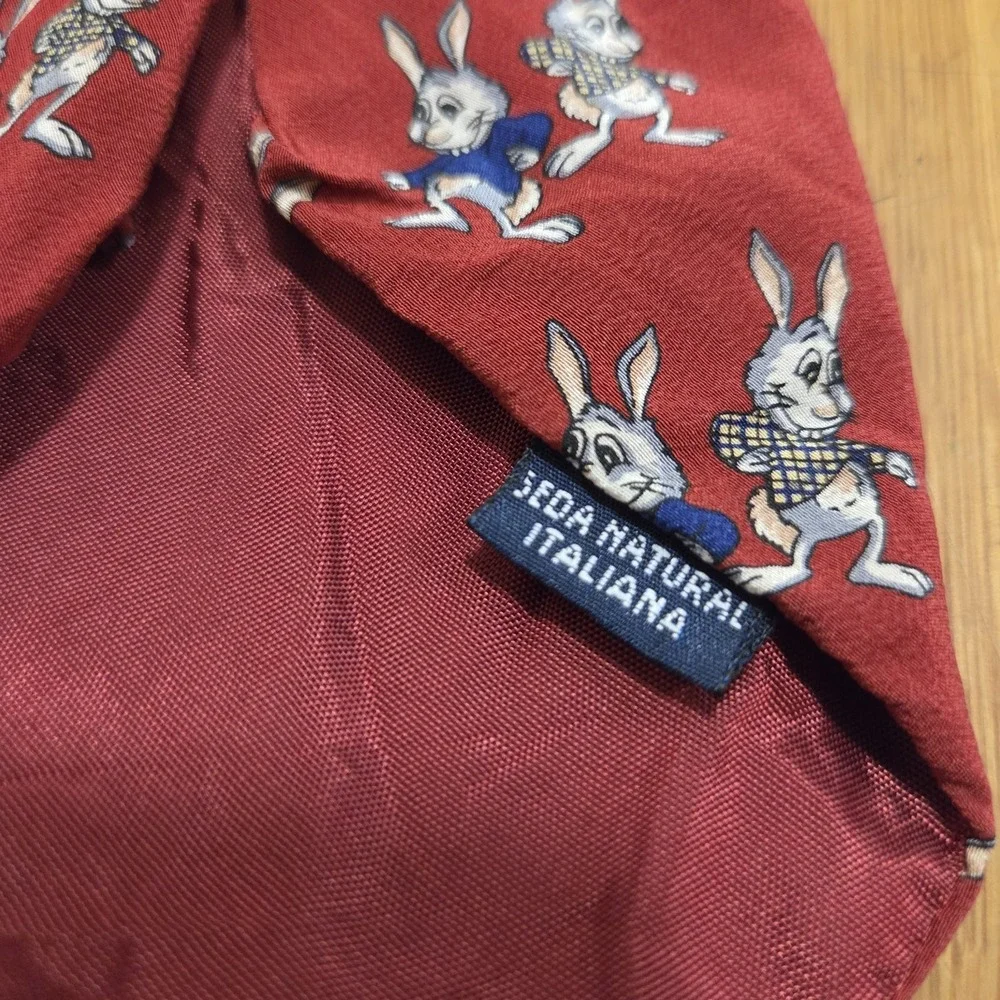 Silly Rabbits Natural Italian‎ Silk Men's Tie Classic Fit 57